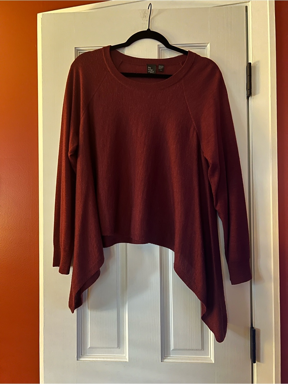 EILEEN FISHER HANDKERCHIEF SWEATER L